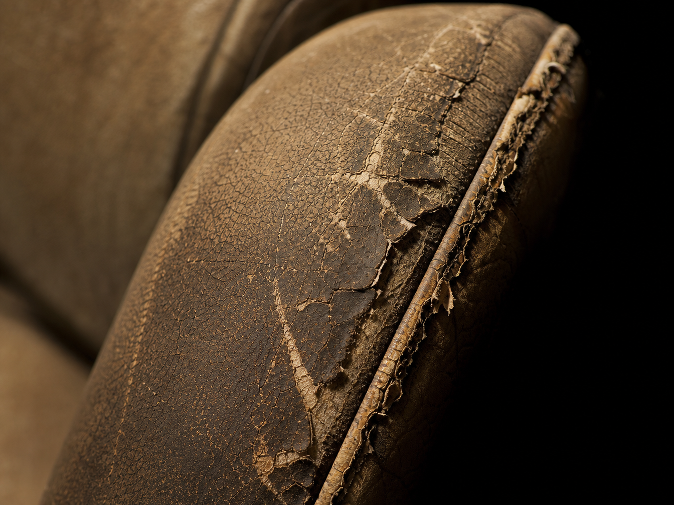 Car leather seat damage and repair detail — My Upholstery Guys Fort Worth