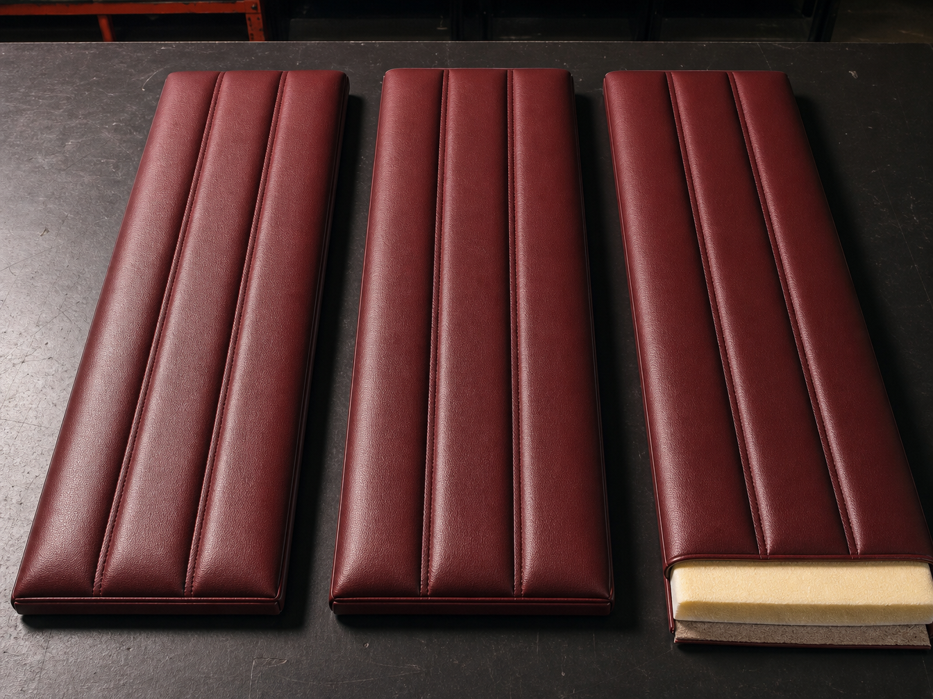 Commercial booth upholstery work Fort Worth