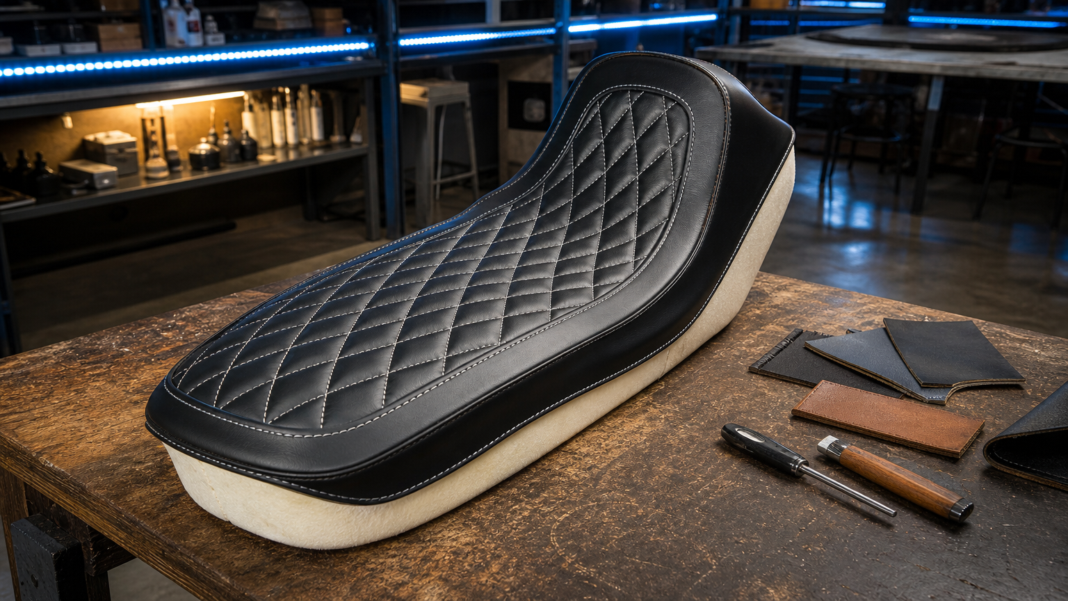 Motorcycle Seat Upholstery