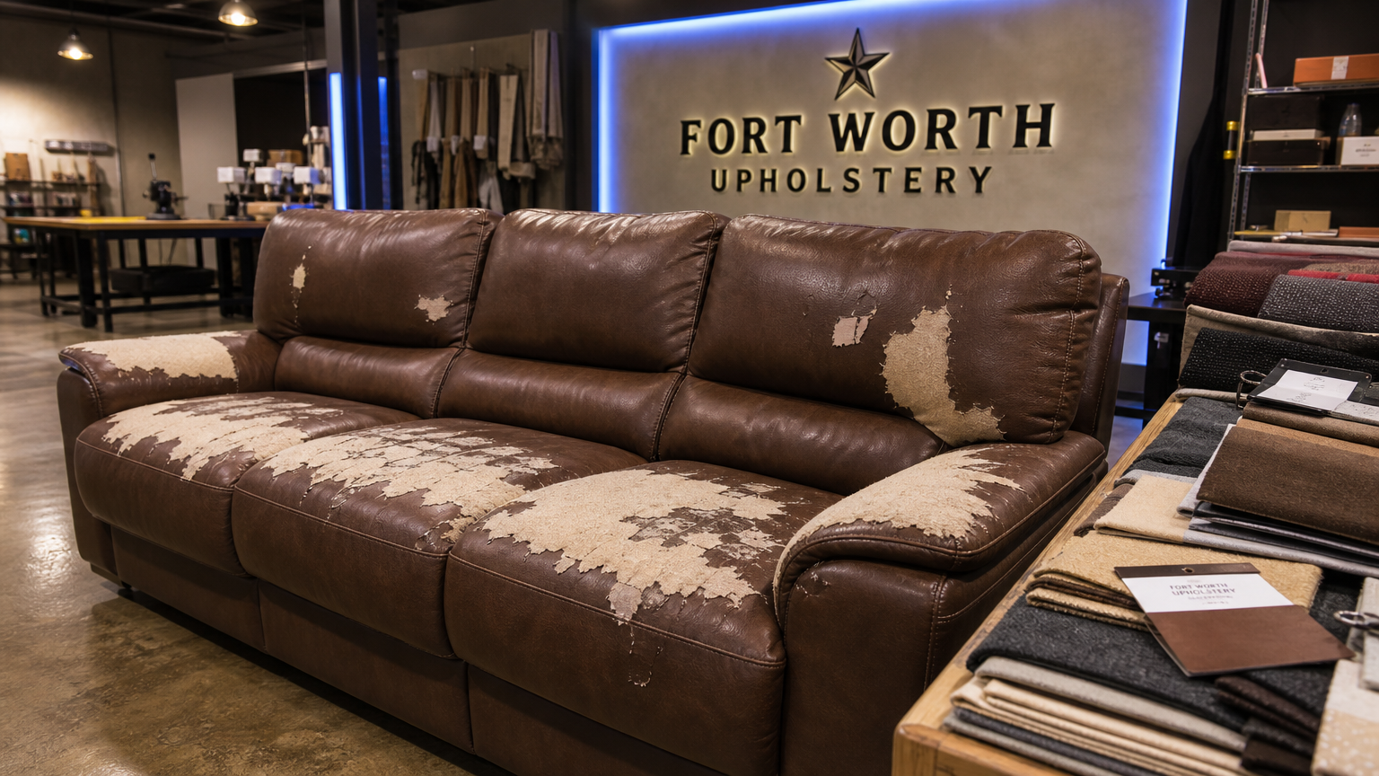 Leather furniture repair Fort Worth