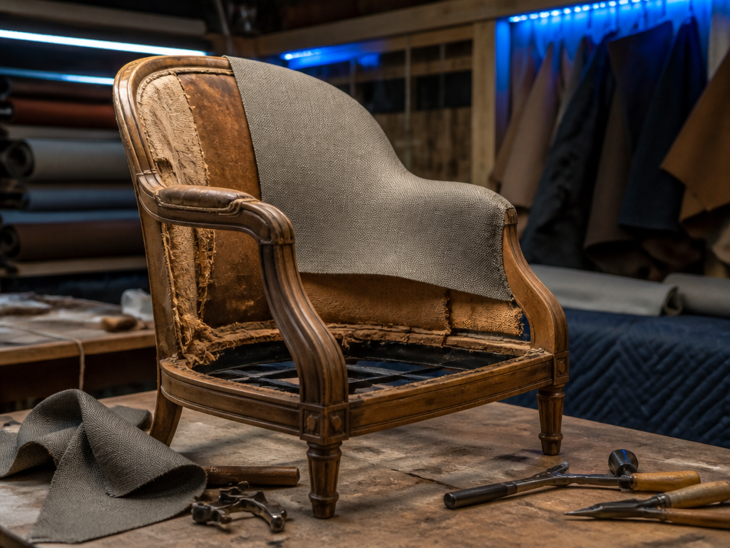 Leather to Performance Fabric