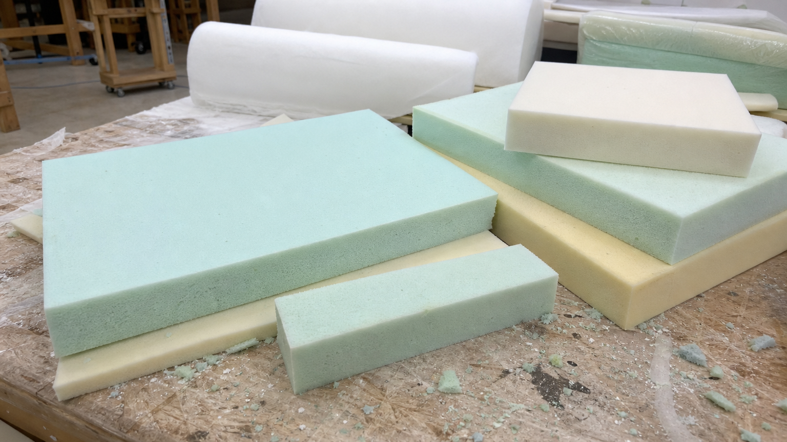 Furniture cushion foam replacement Fort Worth — cut-to-fit foam for sofas and chairs