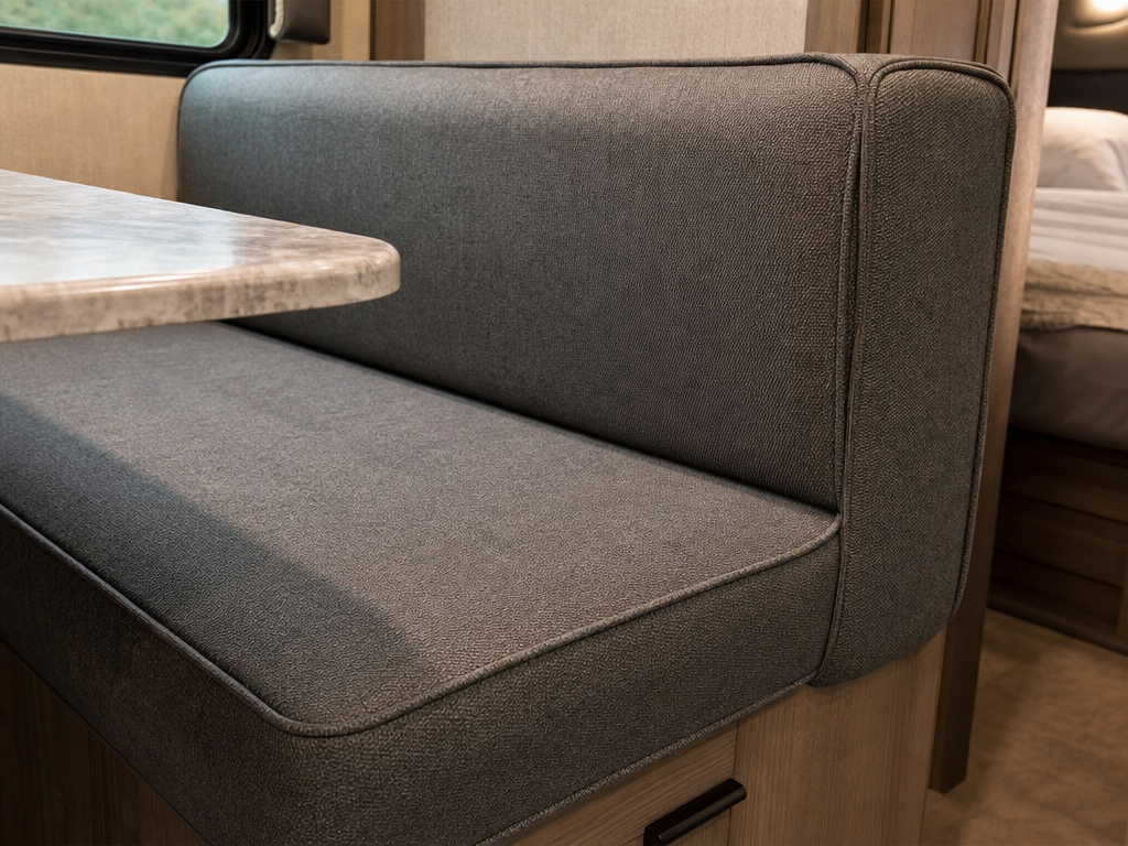 RV upholstery Fort Worth — motorhome interior cushion recovering
