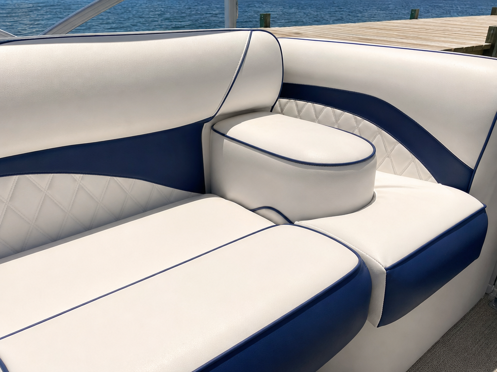 Boat upholstery Fort Worth — marine vinyl seat recovering