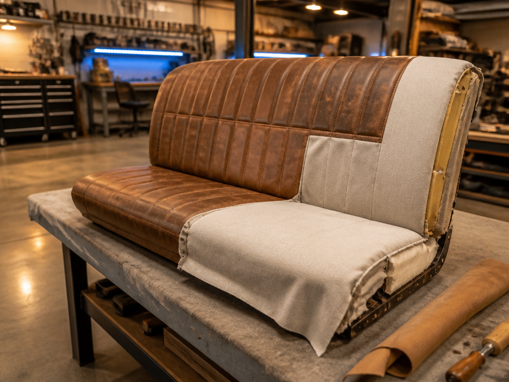 Classic Car Seat Reupholstery