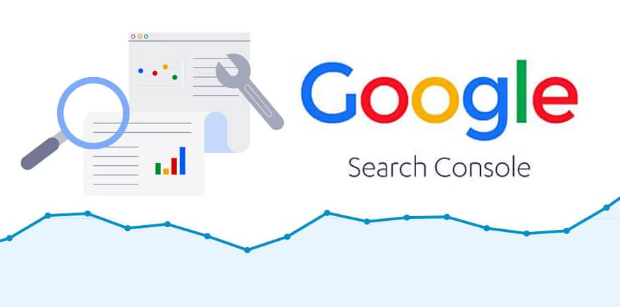 Captura de Google Search Console mostrando indexación, envío de sitemap, rendimiento de búsqueda y analítica del sitio web