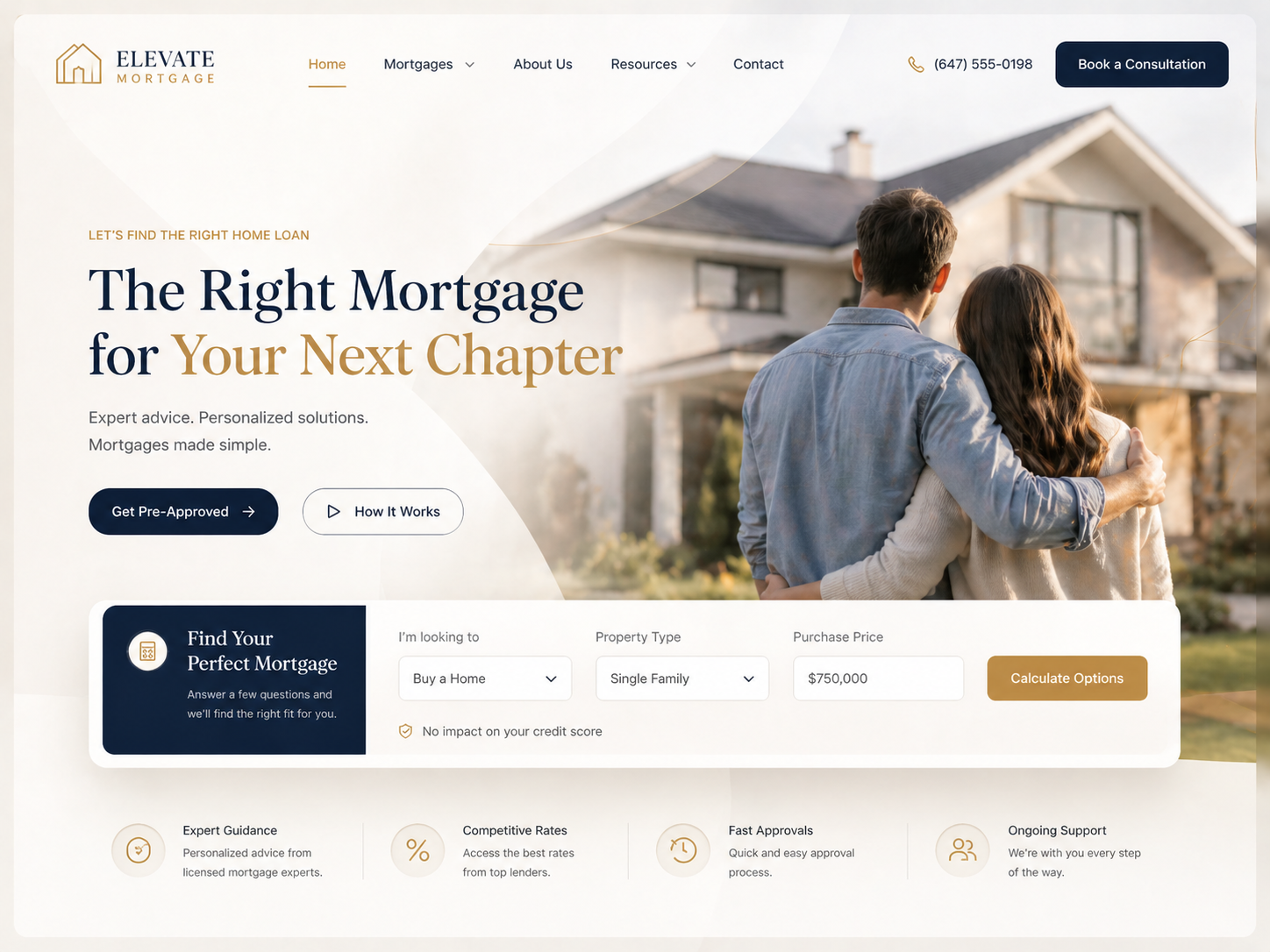 Mobile responsive website design preview for a La Grange KY business with lead capture and booking features