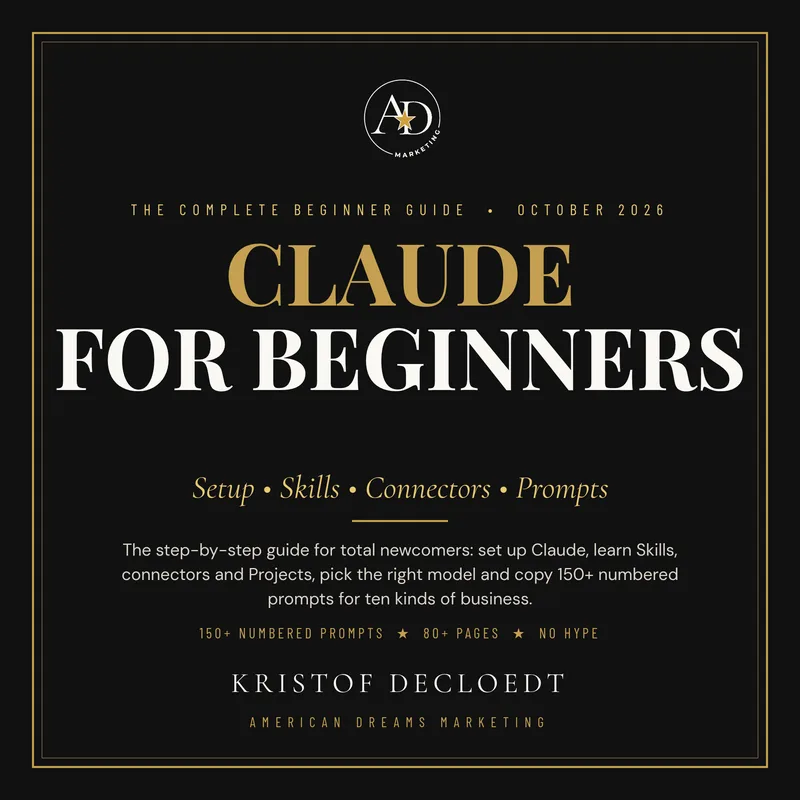 Claude for Beginners cover