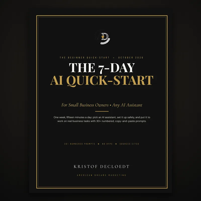 The 7-Day AI Quick-Start ebook cover
