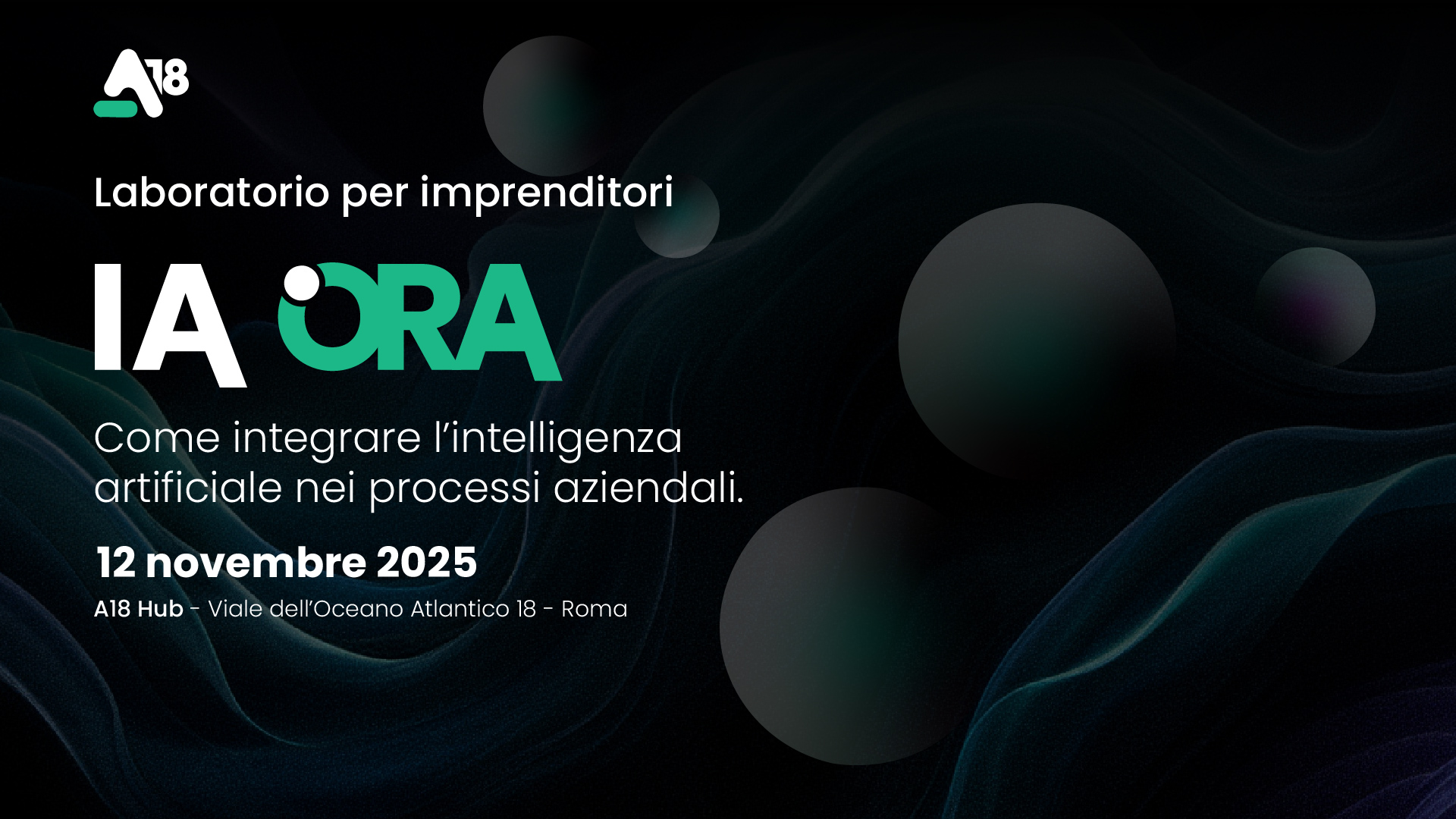 Banner Atlantico 18 hub Rome Future Week 17 settembre 2025