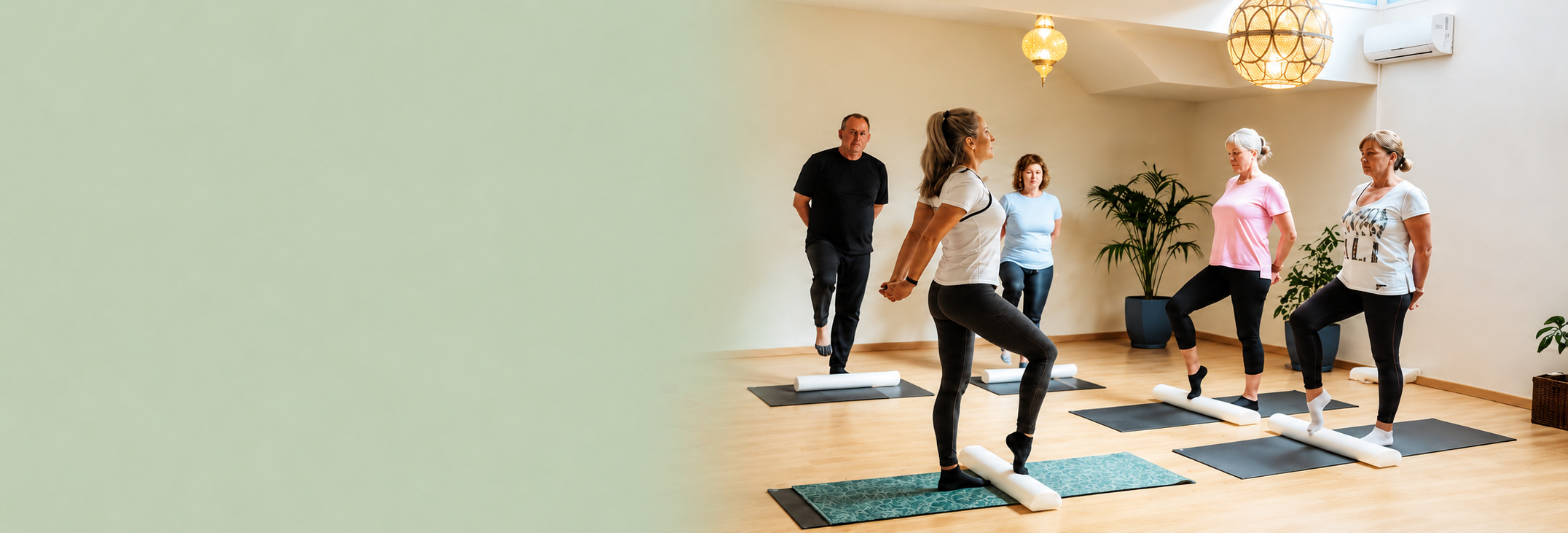 An S Plan-Fit movement class in progress