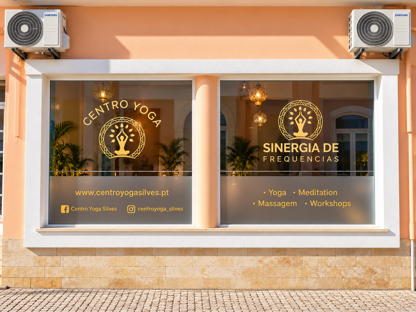 The studio space where Sandra's classes take place