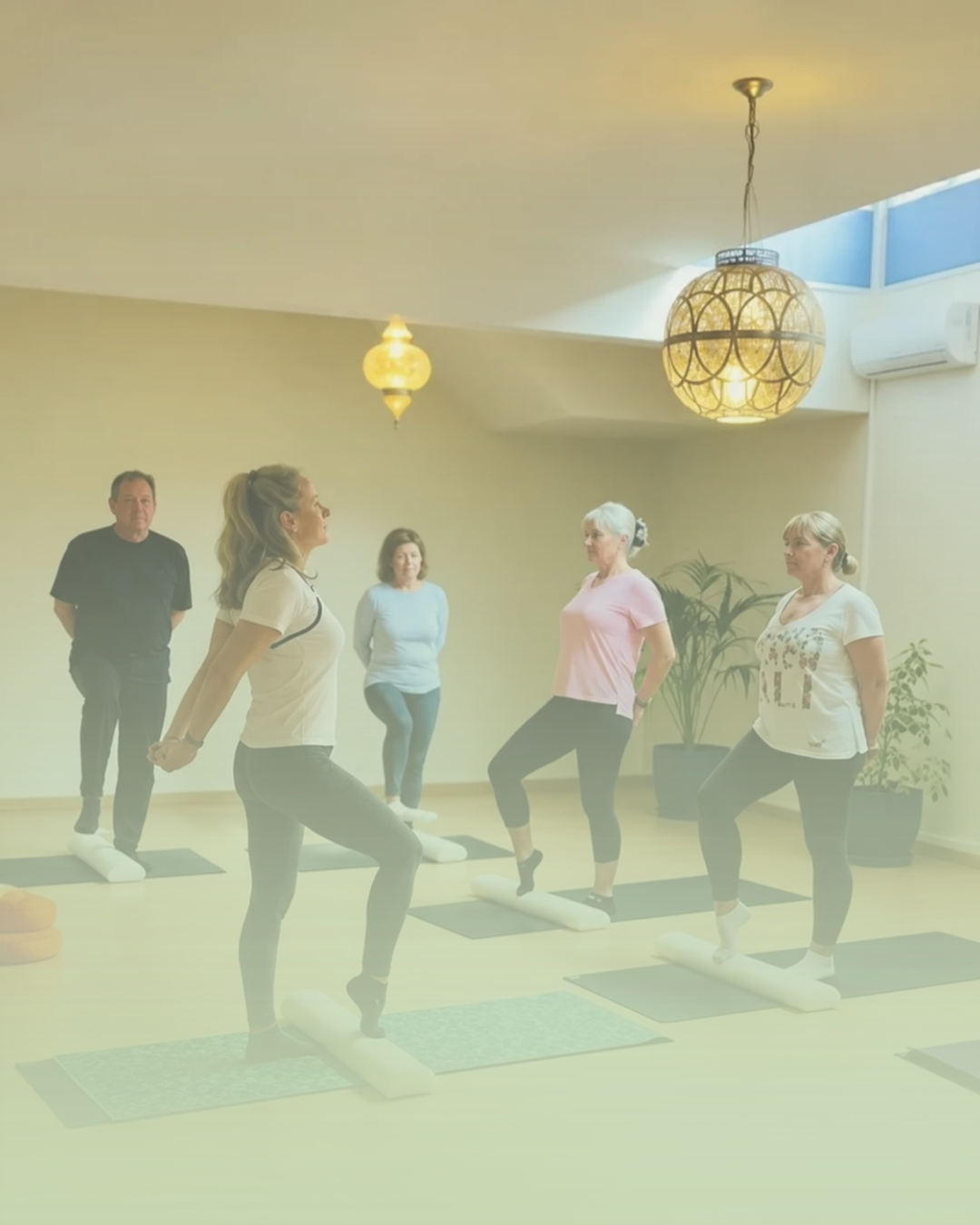 An S Plan-Fit movement class in progress