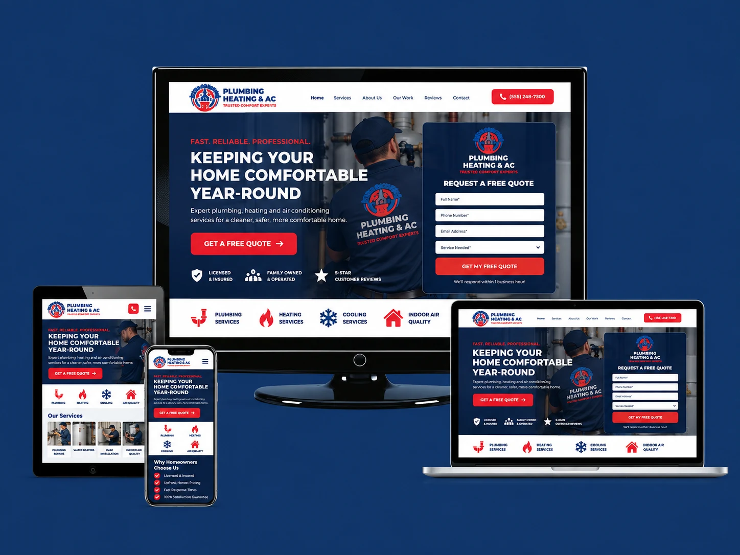 Logos Systems Contractor Website Portfolio Project 1