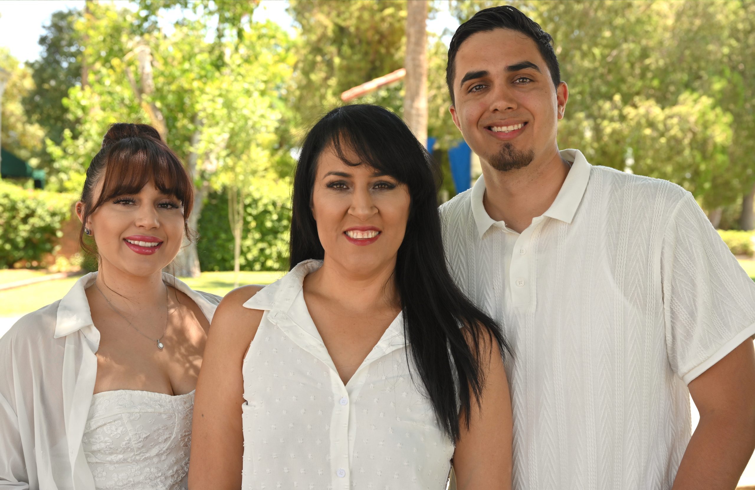 Patricia Jimenez with daughter and son in Phoenix District 4