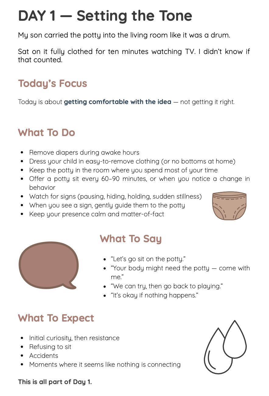 Day 1 — Setting the Tone preview page