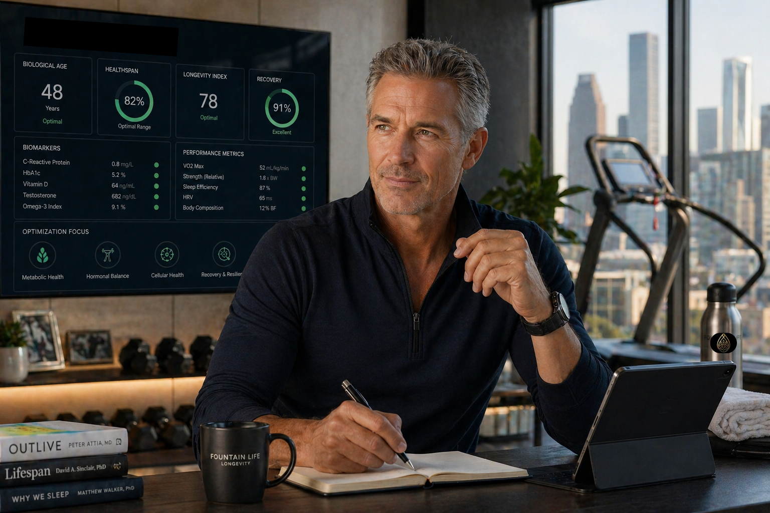 Active executive Houston 50s — longevity and performance optimization Active executive Houston 50s — longevity and performance optimization