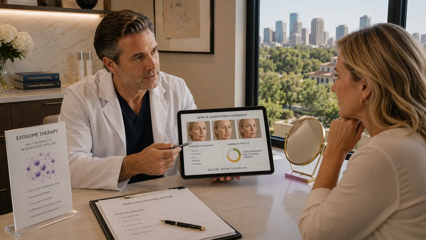 Physician-guided skin rejuvenation assessment River Oaks Houston — exosome skin candidacy Physician-guided skin rejuvenation assessment River Oaks Houston — exosome skin candidacy