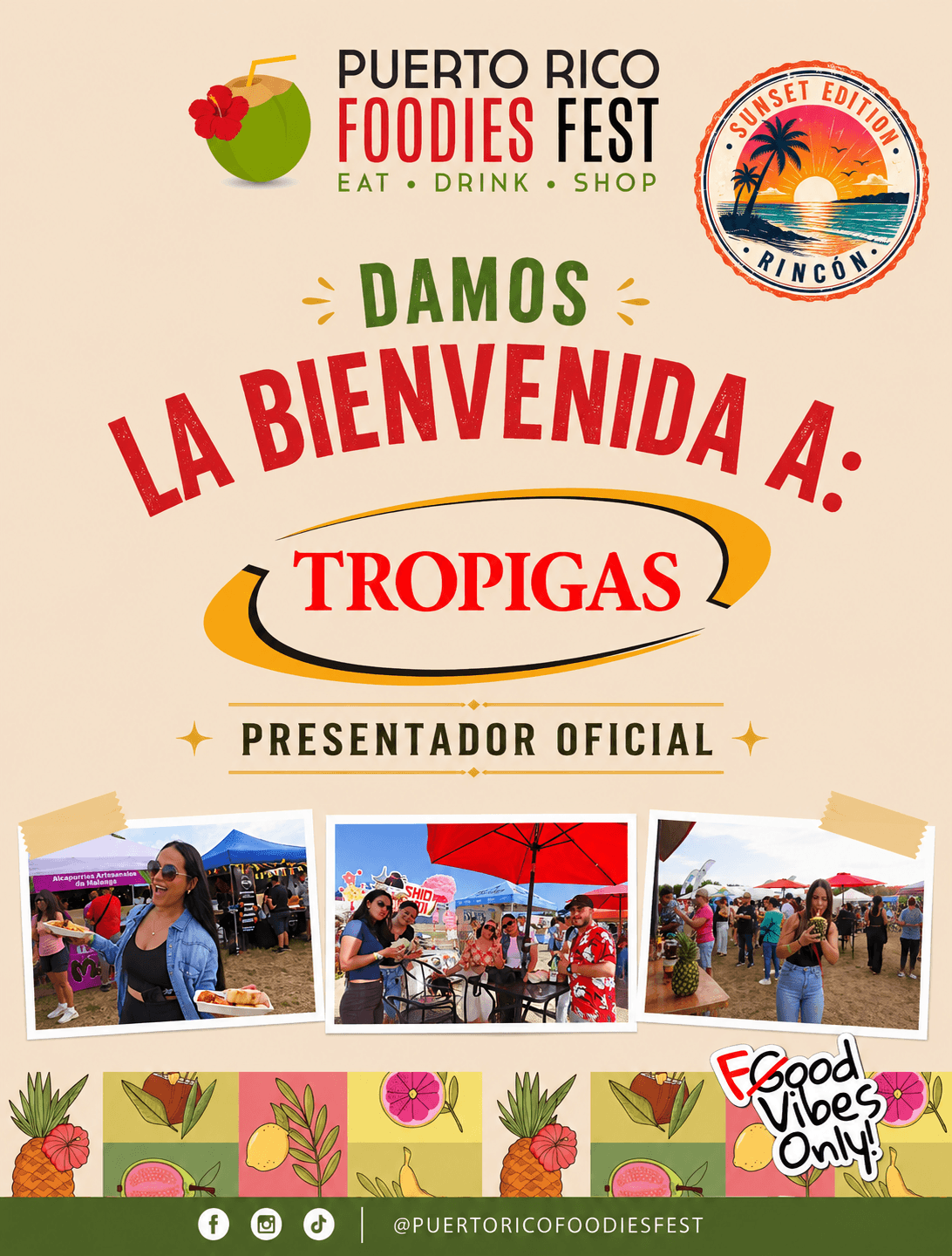Damos la bienvenida a Tropigas - Presentador Oficial