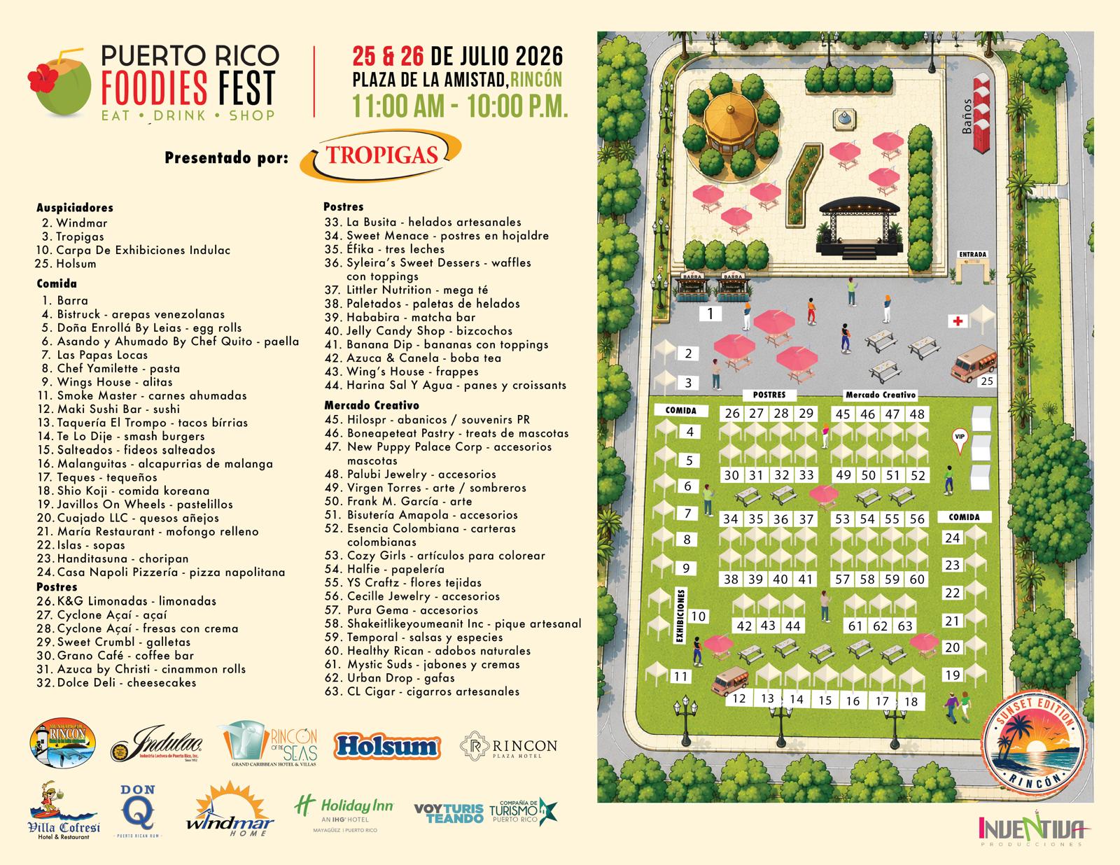 Mapa Oficial Foodies Fest