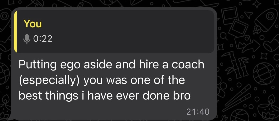 Client feedback