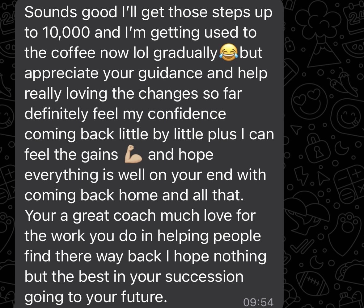 Client feedback