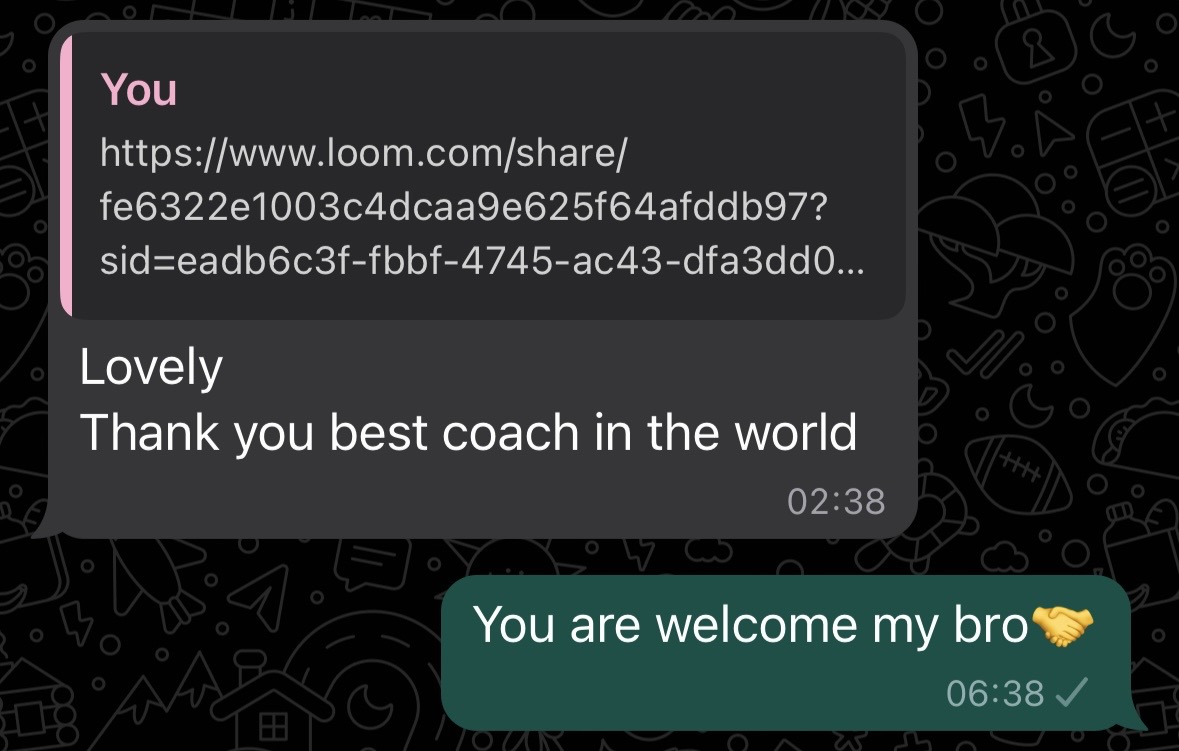 Client feedback