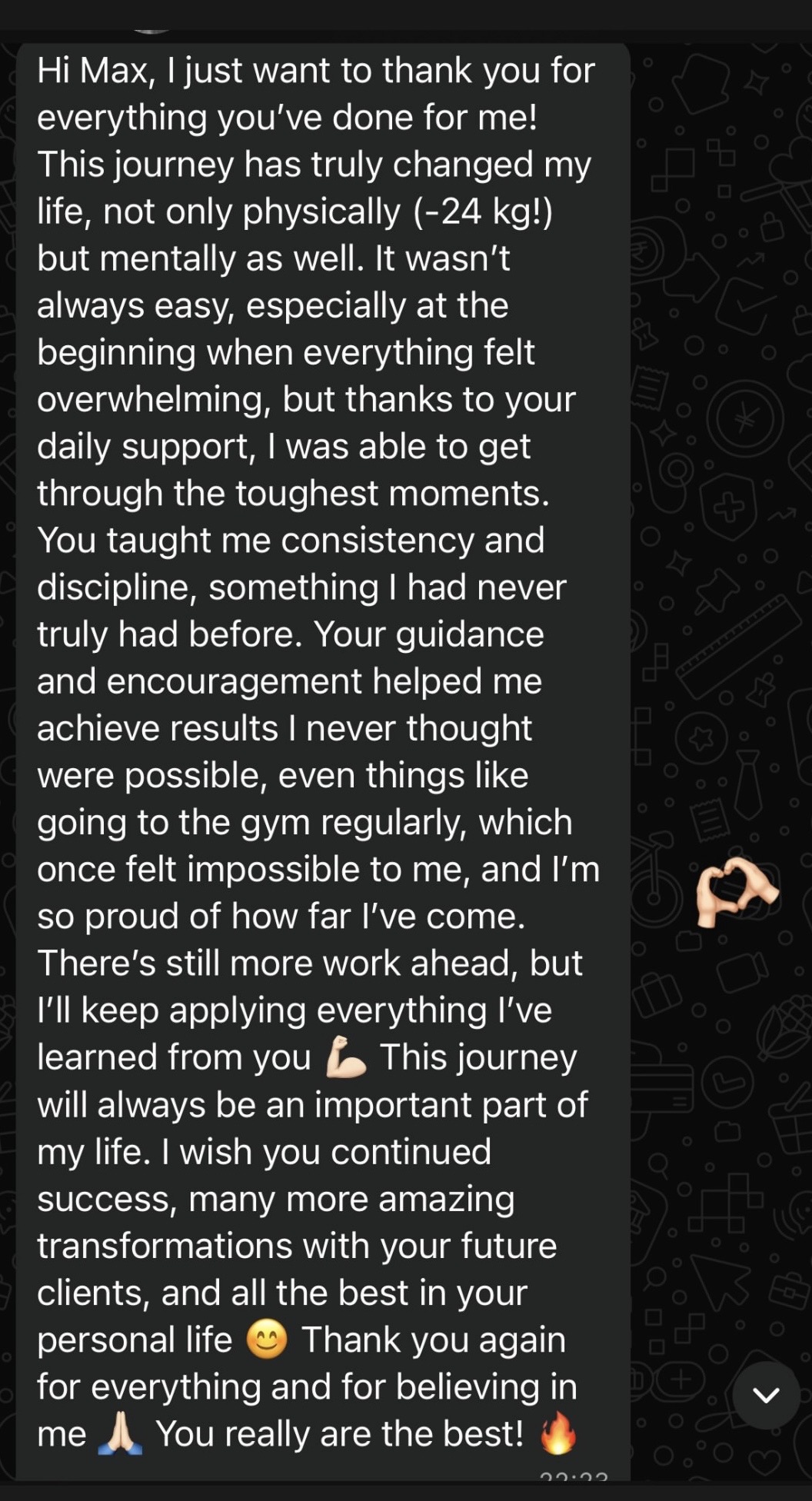 Client feedback
