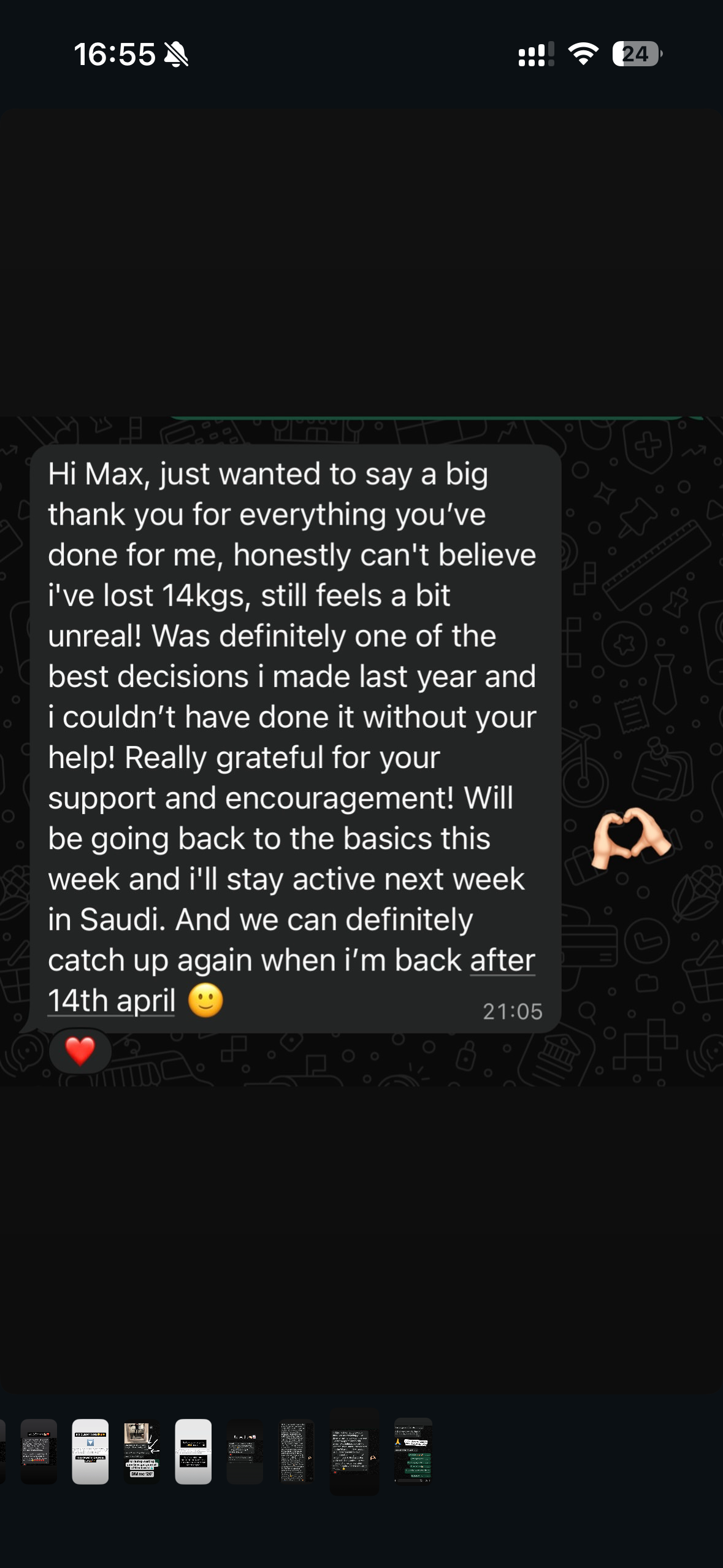 Client feedback