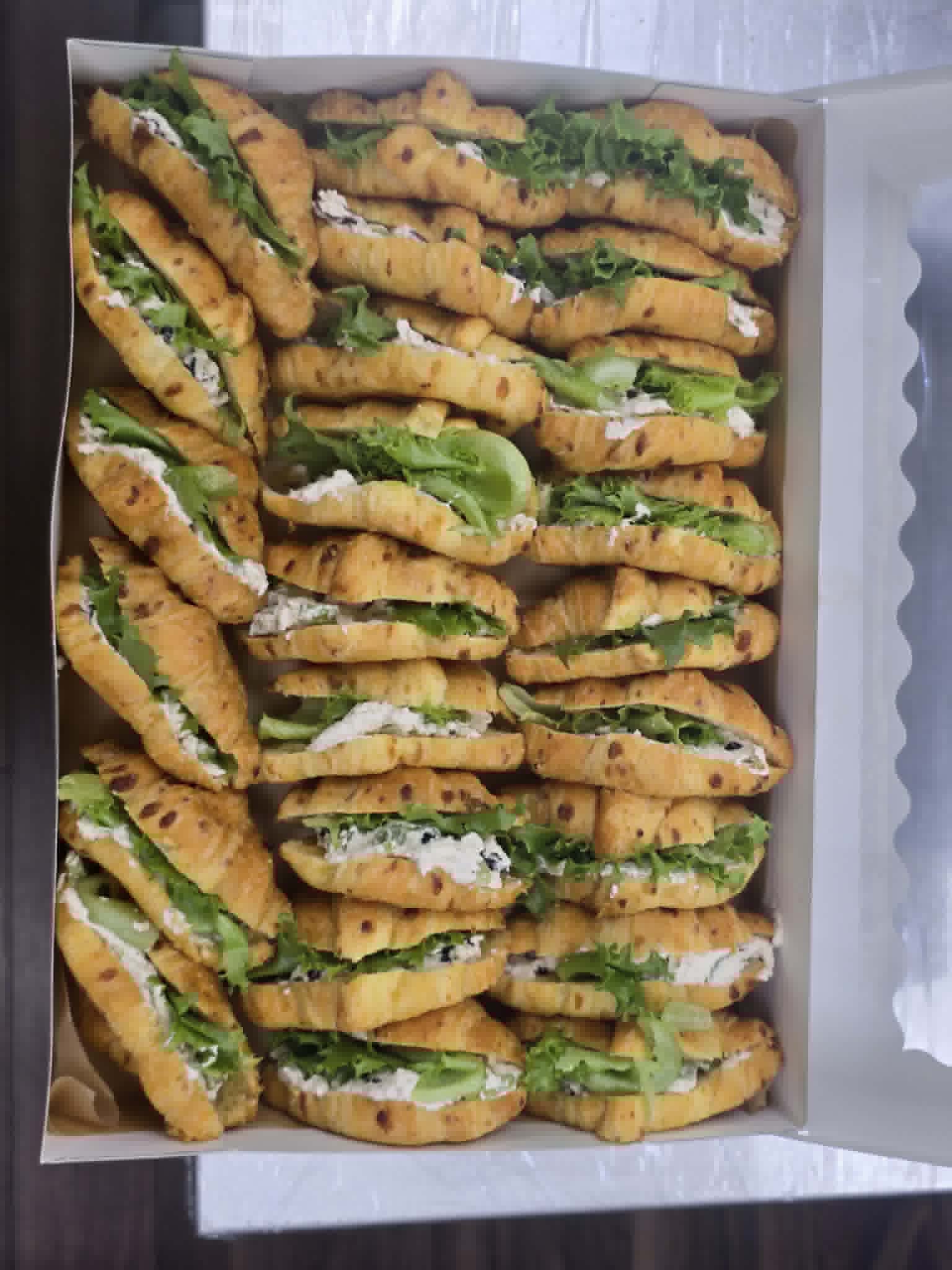 Assorted gourmet sandwiches