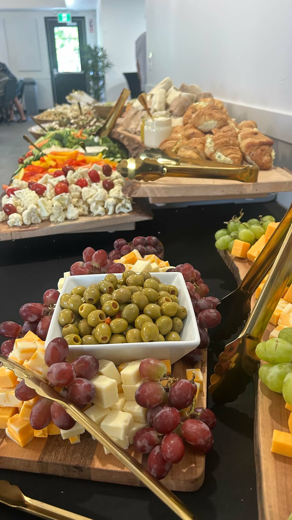 Cheese and charcuterie platter