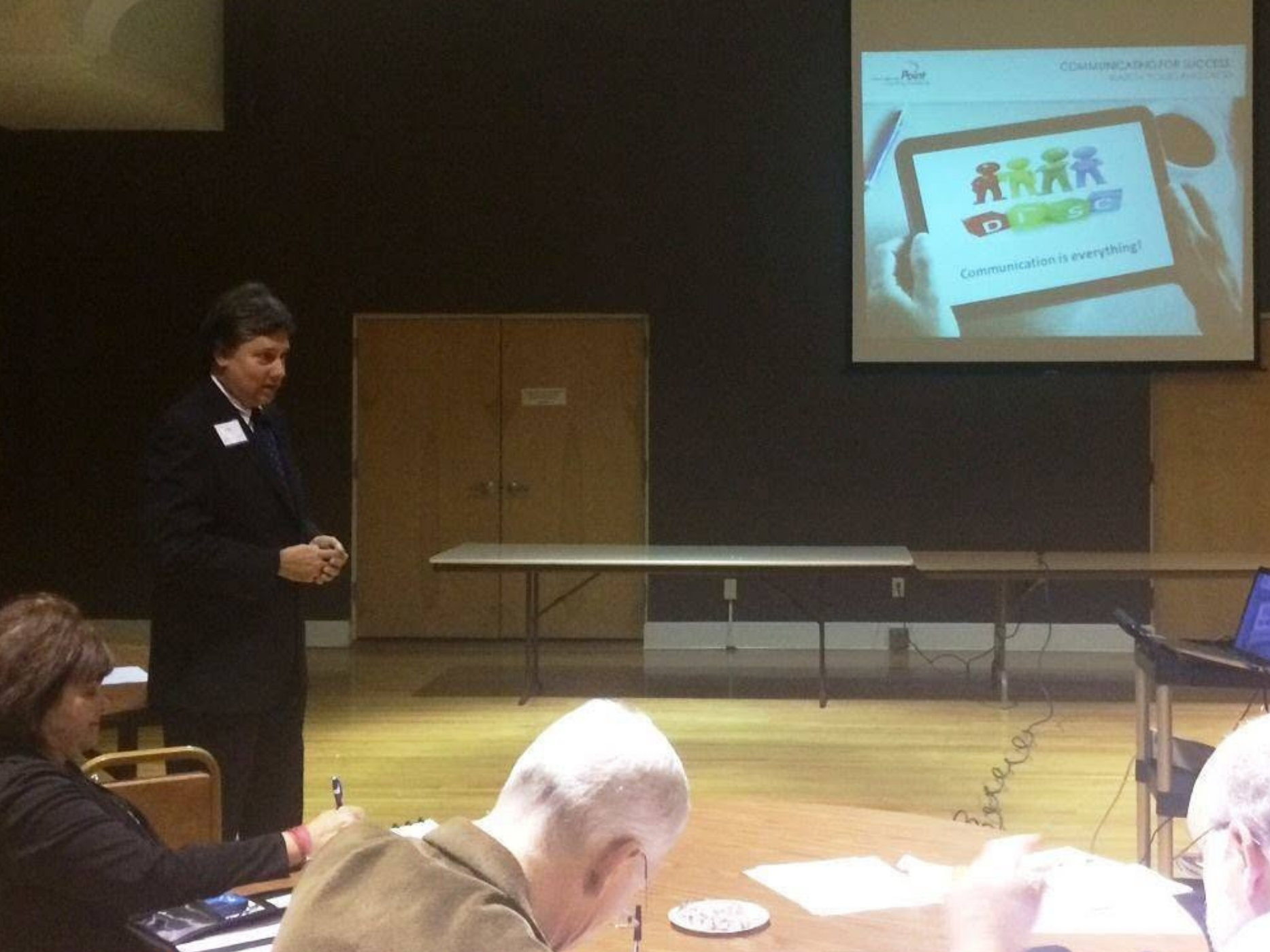 Paul Hatrak, CPA, CGMA, presenting professional development material to a group in a conference setting.