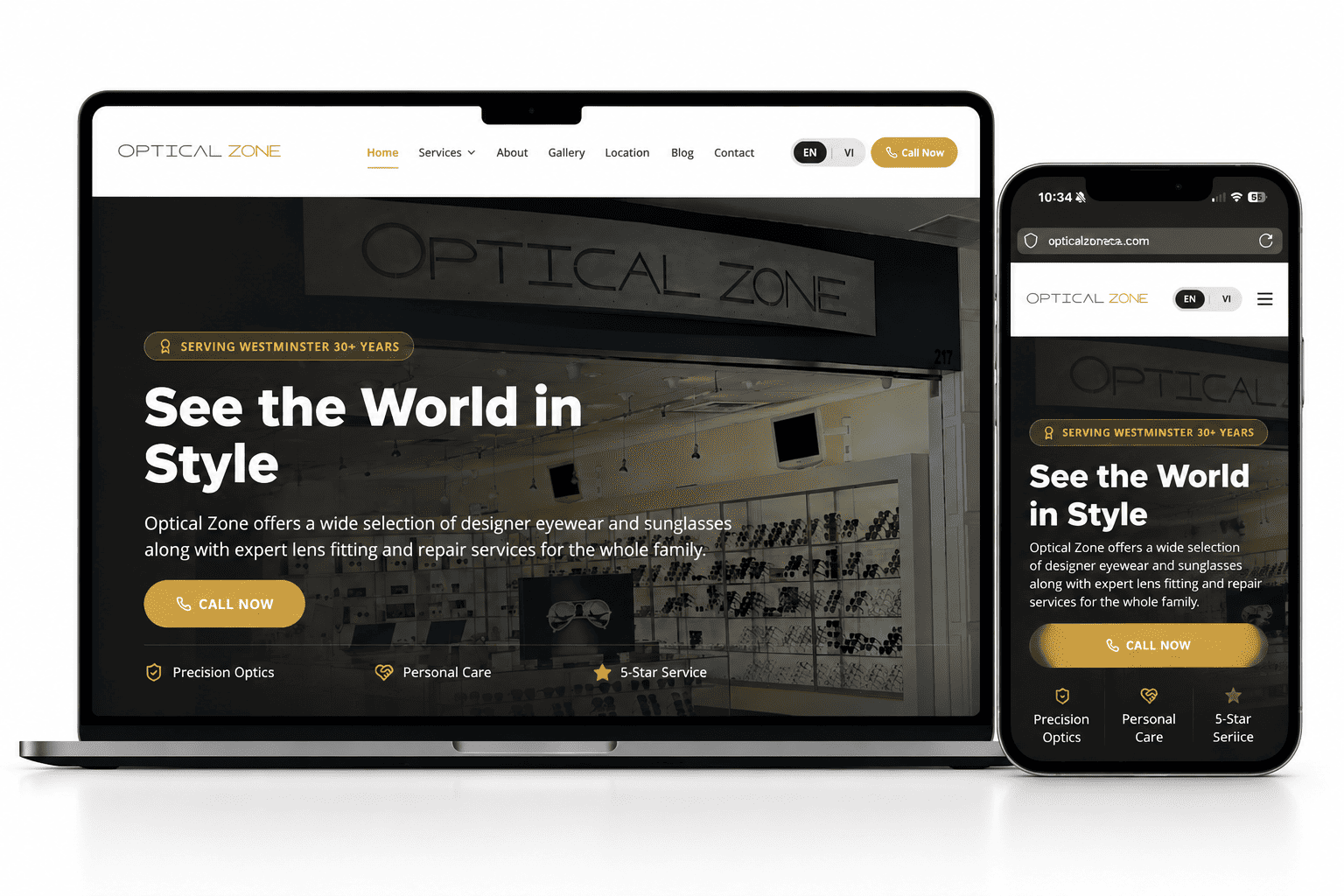 Optical Zone - A2Z Digital Client