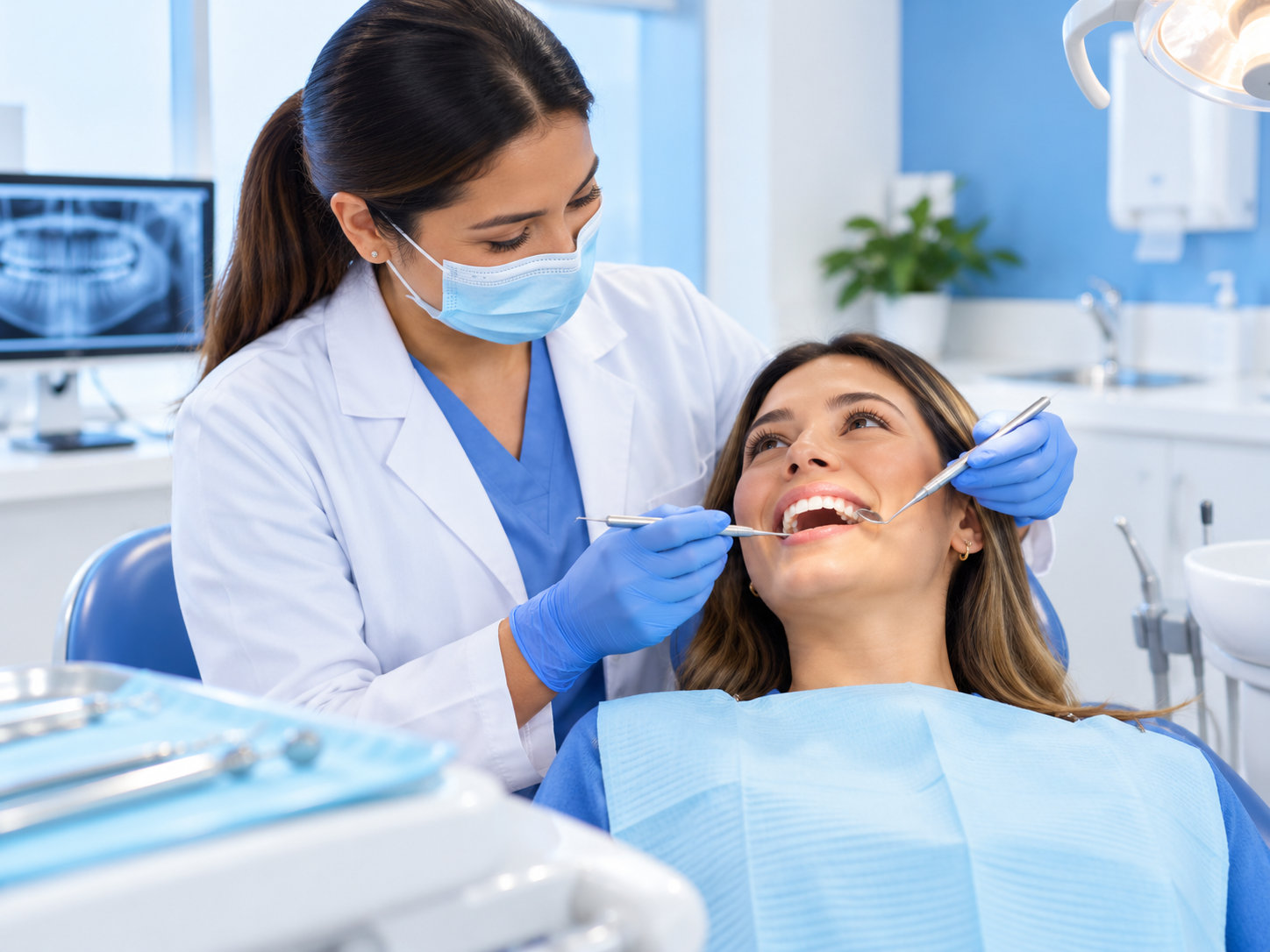Sala de espera de una clínica dental