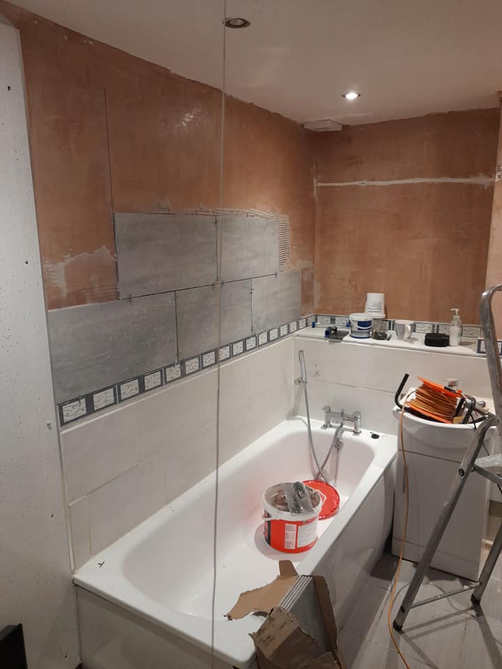 Bathroom renovation before
