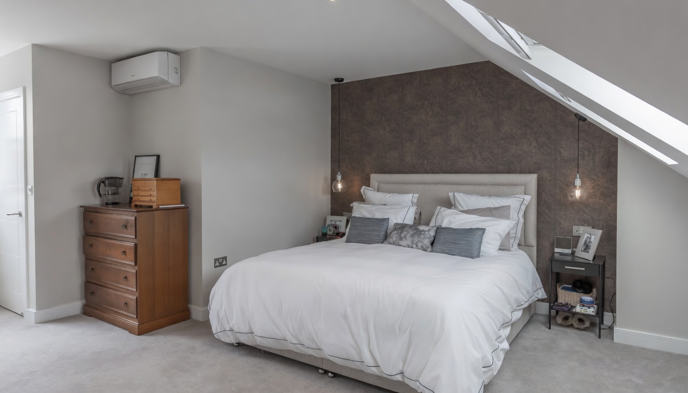 Loft bedroom after extension