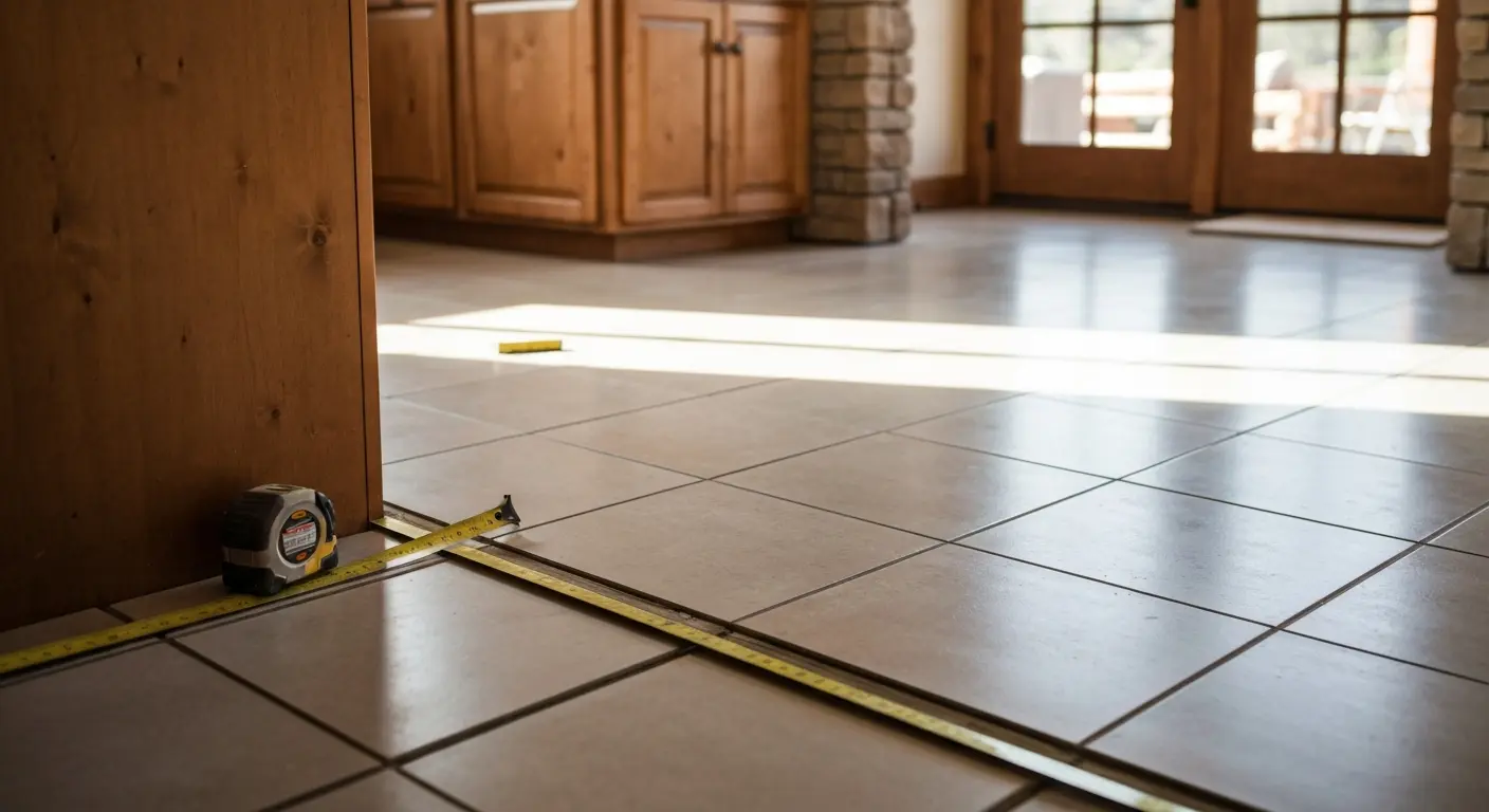 Kitchen flooring installation