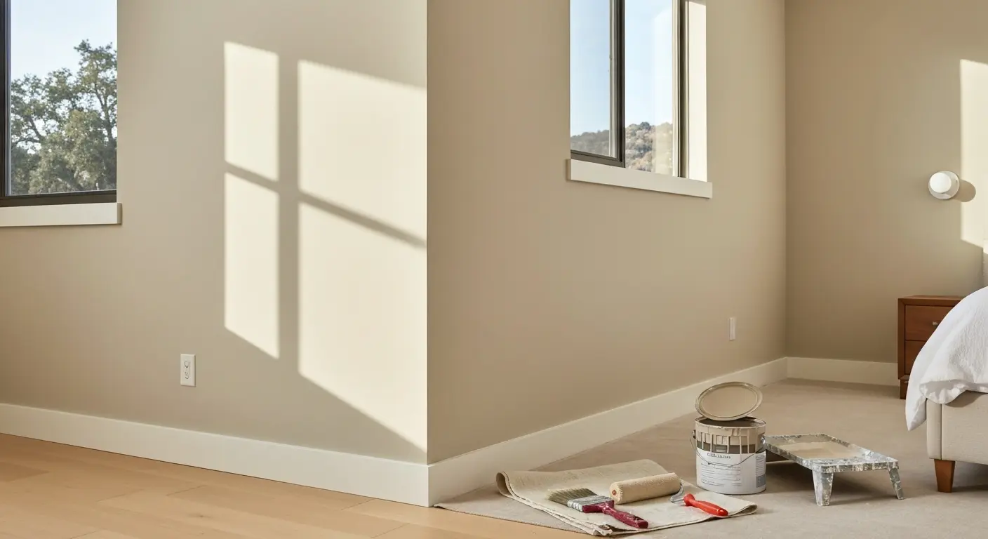 Bedroom painting project