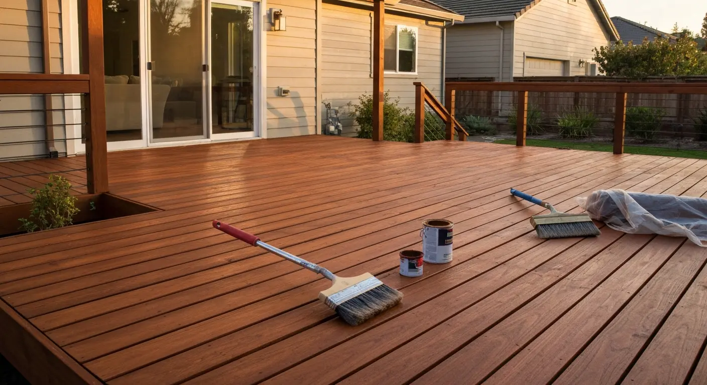 Deck staining and specialty exterior work