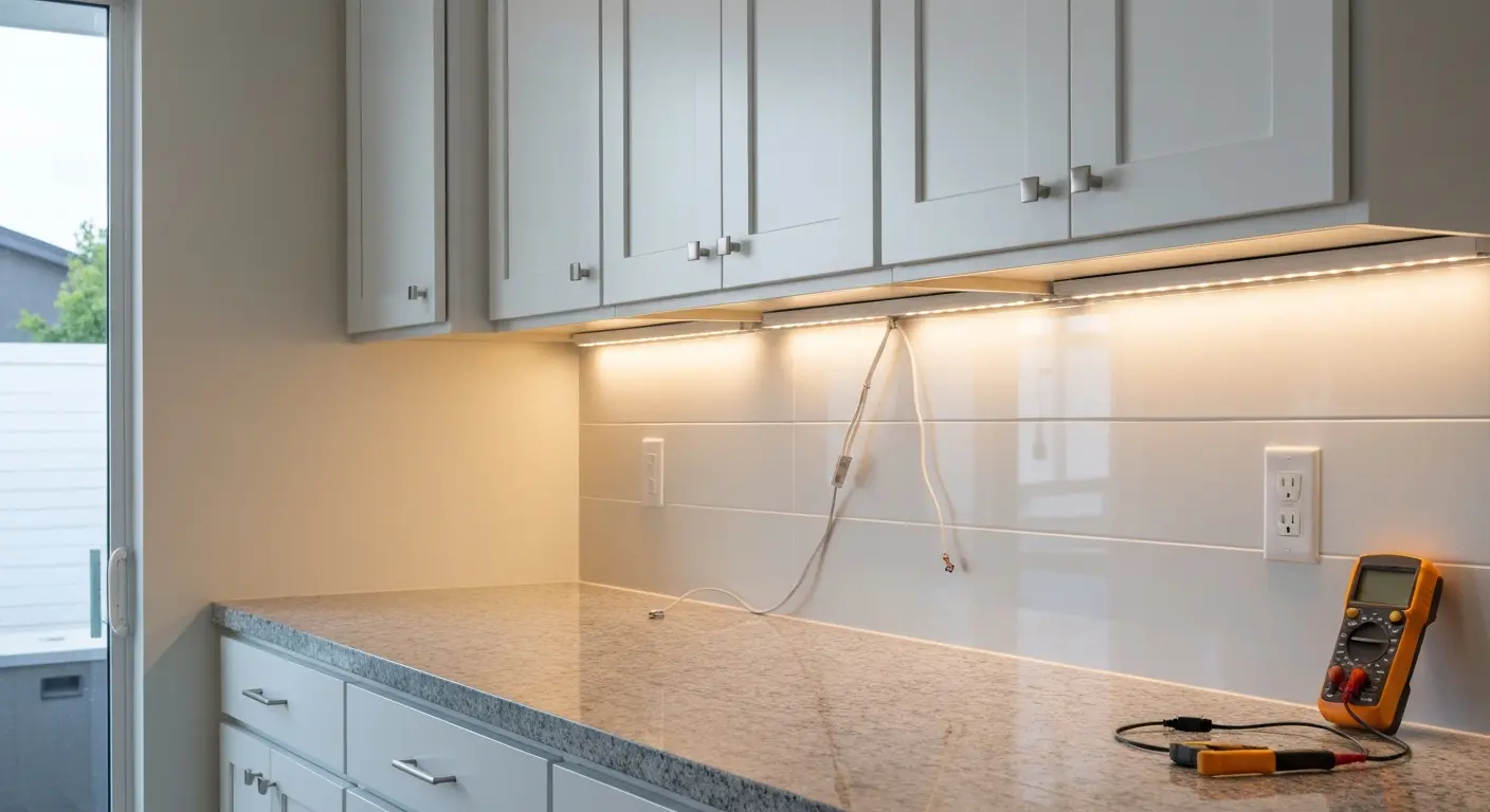 Under-cabinet kitchen lighting
