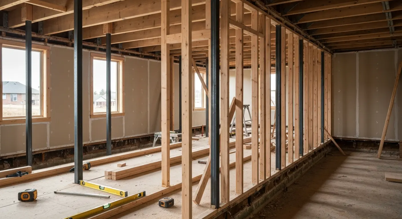 Structural framing work