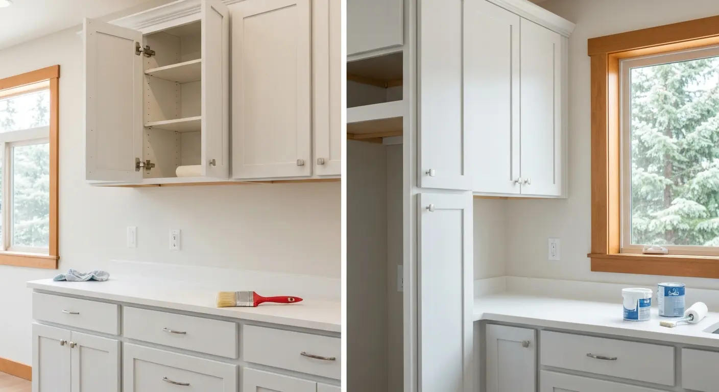 Kitchen cabinet painting