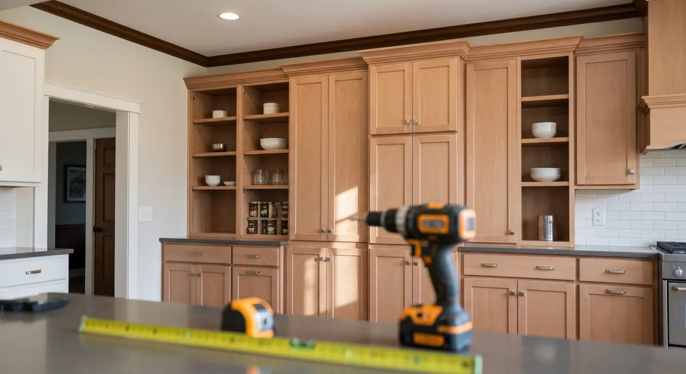 Kitchen cabinet installation
