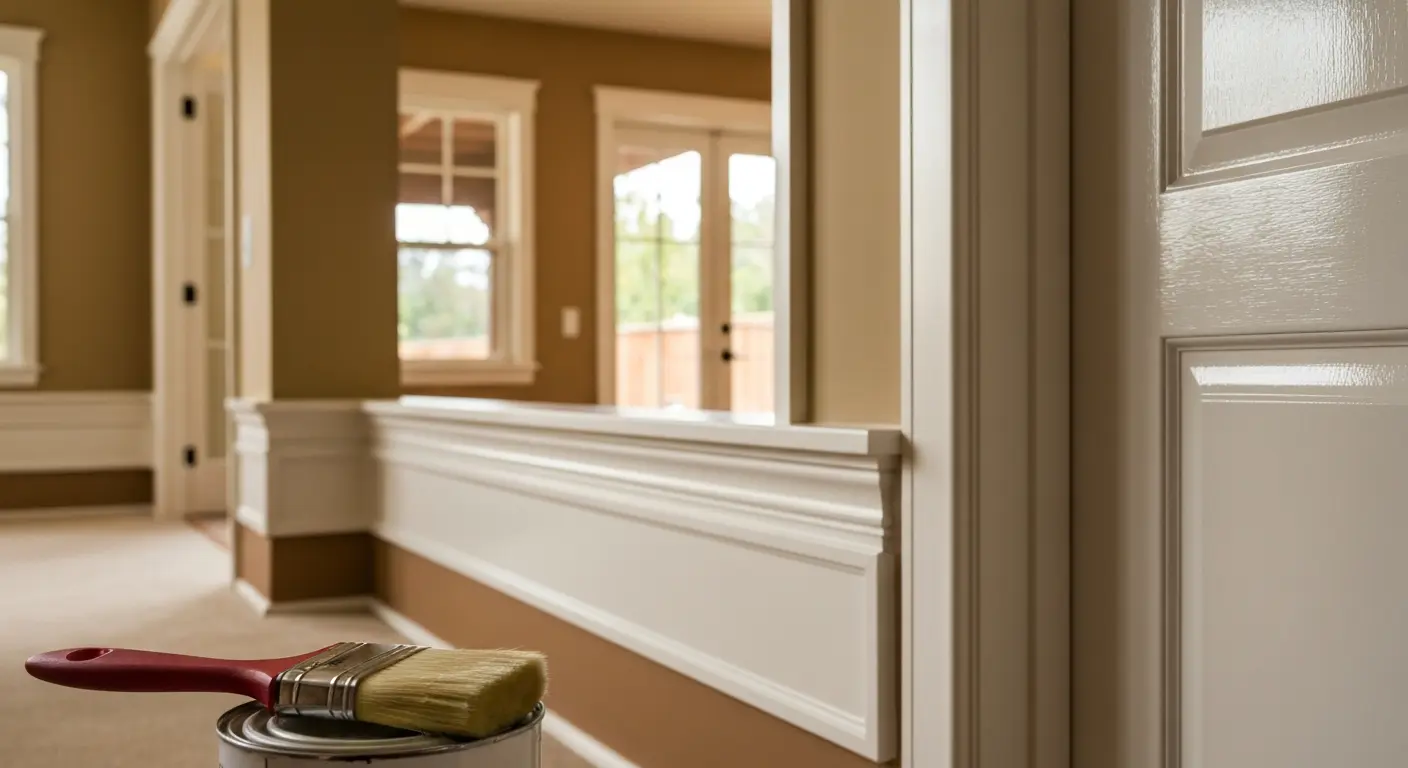 Trim and door painting
