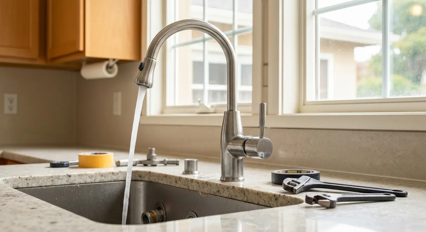Kitchen faucet repair