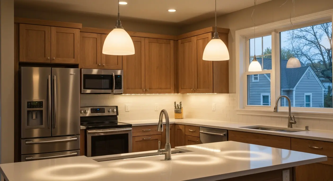 Kitchen lighting design