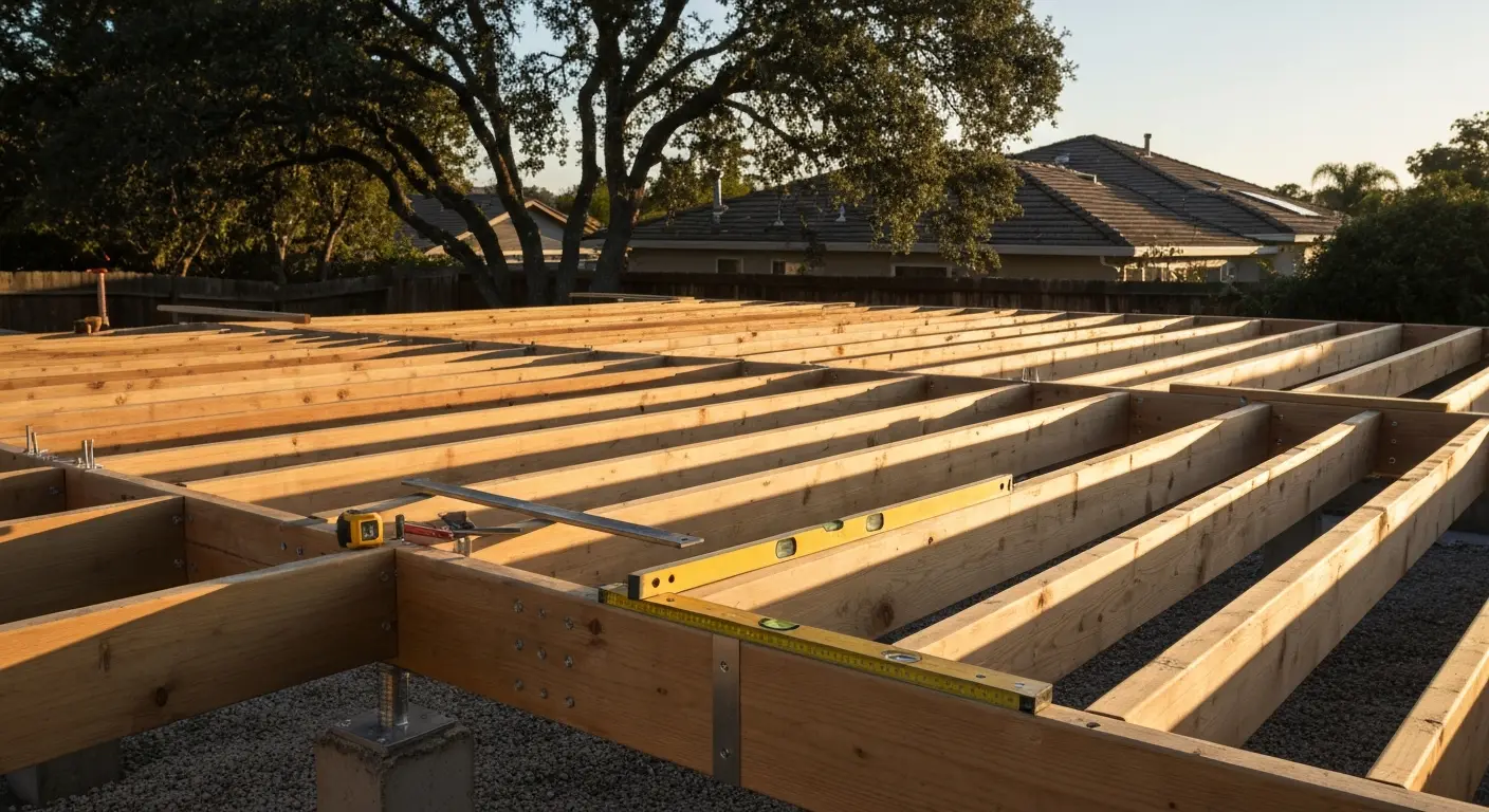 Deck construction project