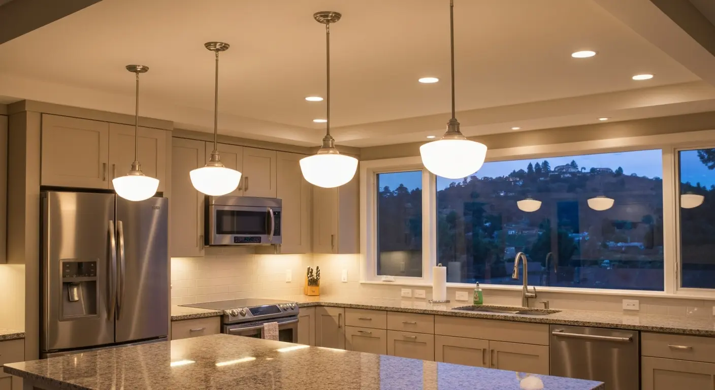 Kitchen lighting design