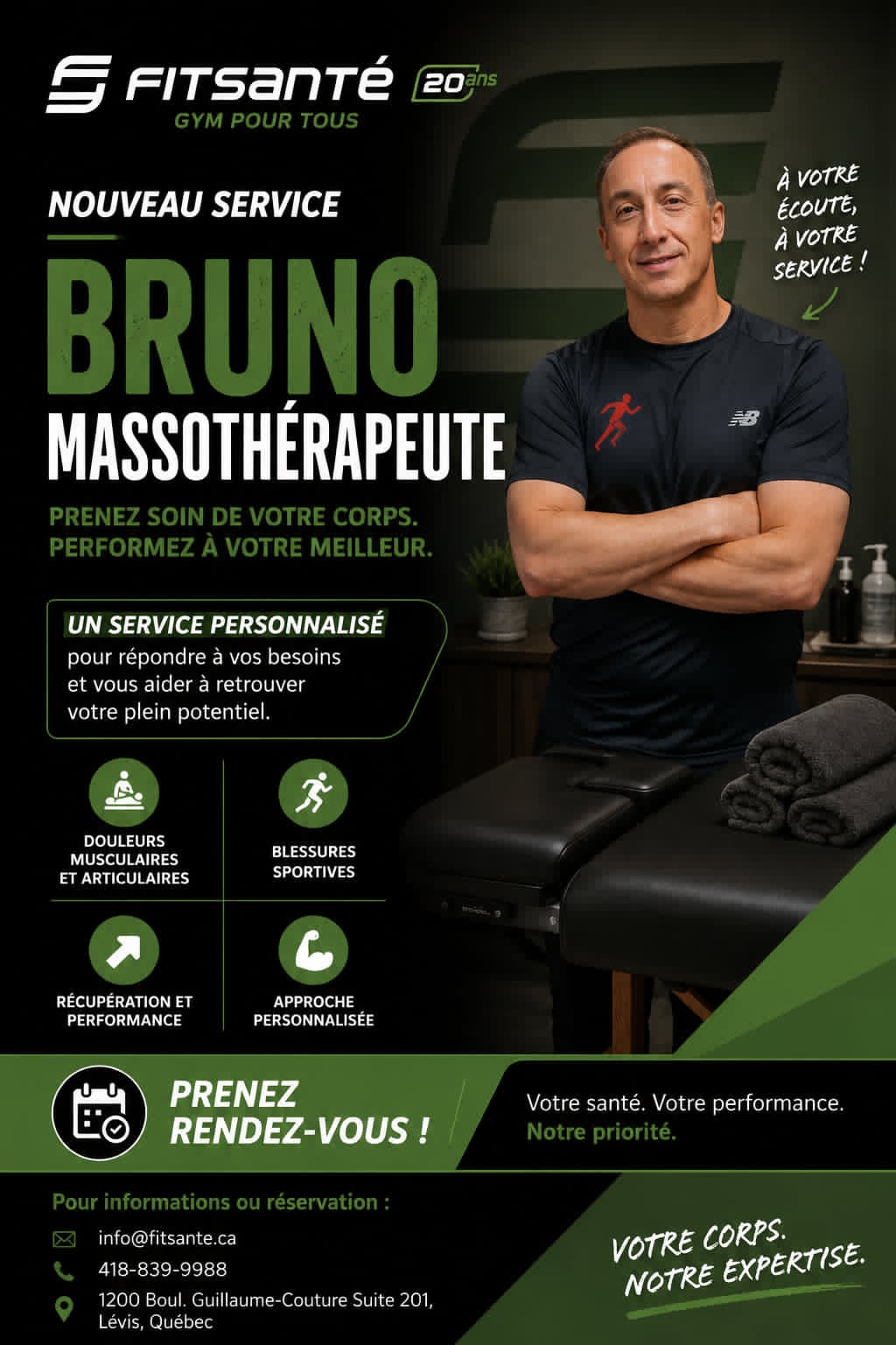Photo Bruno Massothérapeute