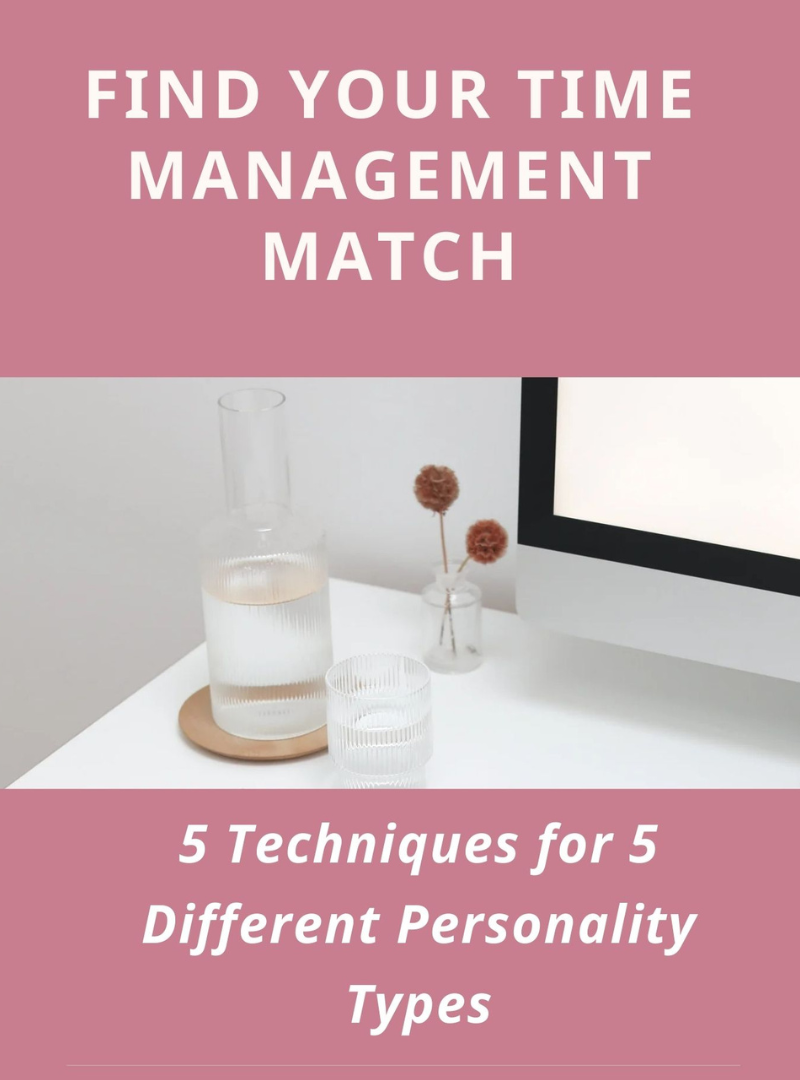 find your time management match ebook cover